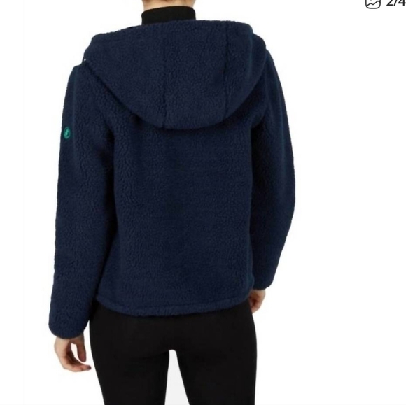 Save the Duck Palma Puffer Jacket Mixed Media Sherpa Fleece Sleeves Size XL? - Picture 4 of 14